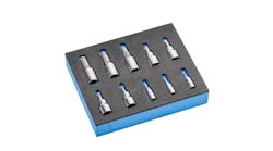 10-pc Damaged TORX Fastener Extractor Set, No. AETS10