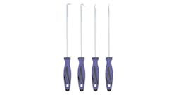 Matco Tools 4-pc Long Hook and Pick Set - Purple, No. HP4LPRC