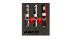 ARES 3-pc Spring Loaded Universal Joint Magnetic Spark Plug Socket Set, No. 11080 