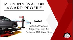 Innovation Award Profile: Autel IA900AST Wheel Alignment and All Systems ADAS Machine