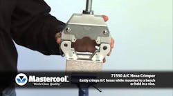 Mastercool 71550 A/C Hose Crimper Video