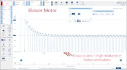 Figure 9 — 2010 Tacoma defective blower on startup