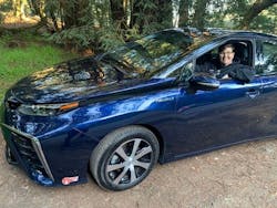 In June, Jill Trotta, subject-matter expert in automotive propulsion technologies, will point her hydrogen-powered Toyota eastward from Oakland, California, to Indianapolis for a conference, where she&apos;ll lead a panel discussion.