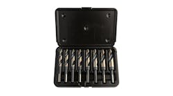 8-pc Step Point 1/2" Reduced Shank Drill Bit Set, No. 8KK12SP